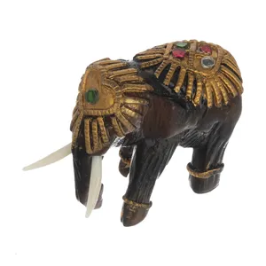 مجسمه چوبی مدل فیل کد D1