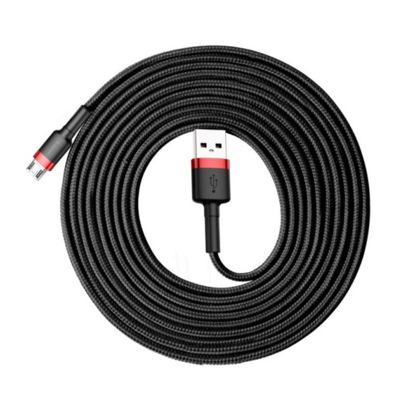 کابل تبدیل USB به MicroUSB باسئوس مدل Cafule طول 3 متر