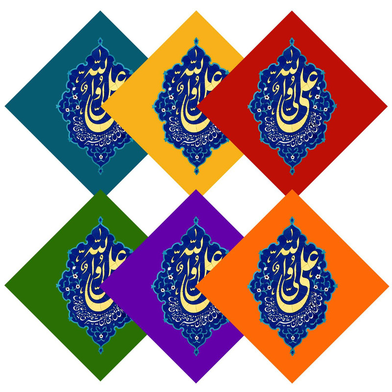 پرچم مدل غدیر کد 308.4040 بسته 6 عددی