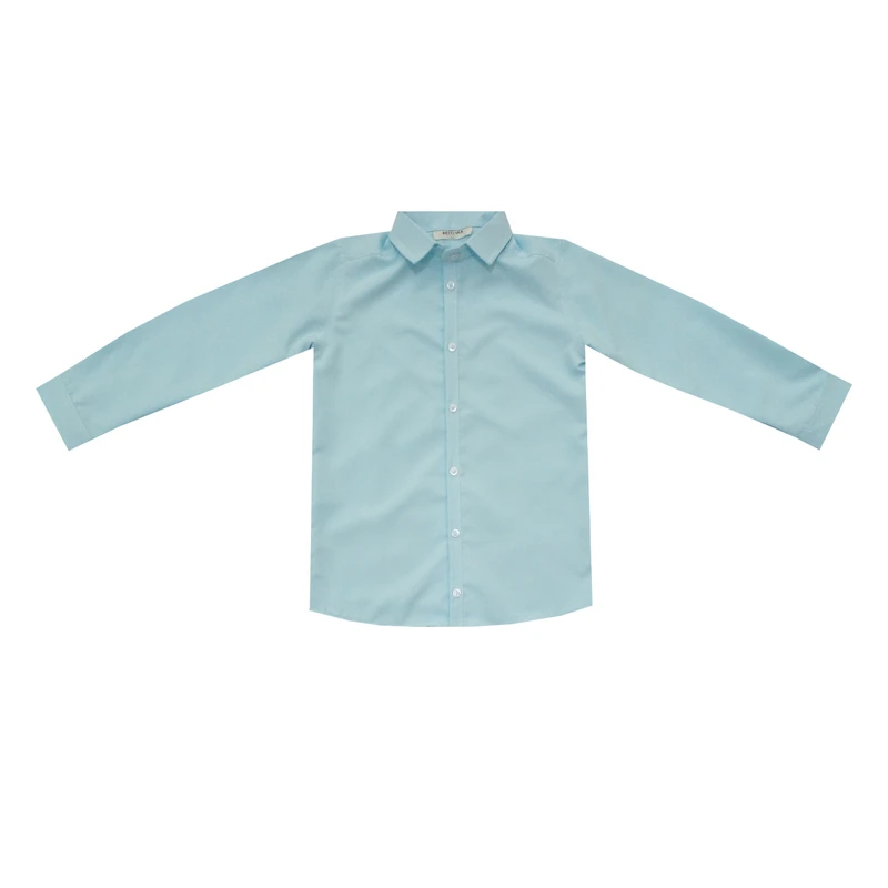 پیراهن آستین بلند یقه برگردان پسرانه مدل 35391