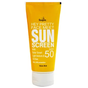 کرم ضد آفتاب و ضد لک بدون رنگ سوپکس SPF50 مدل 2x1 محافظ UVA ،UVB، مناسب انواع پوست حجم 50 میلی لیتر
