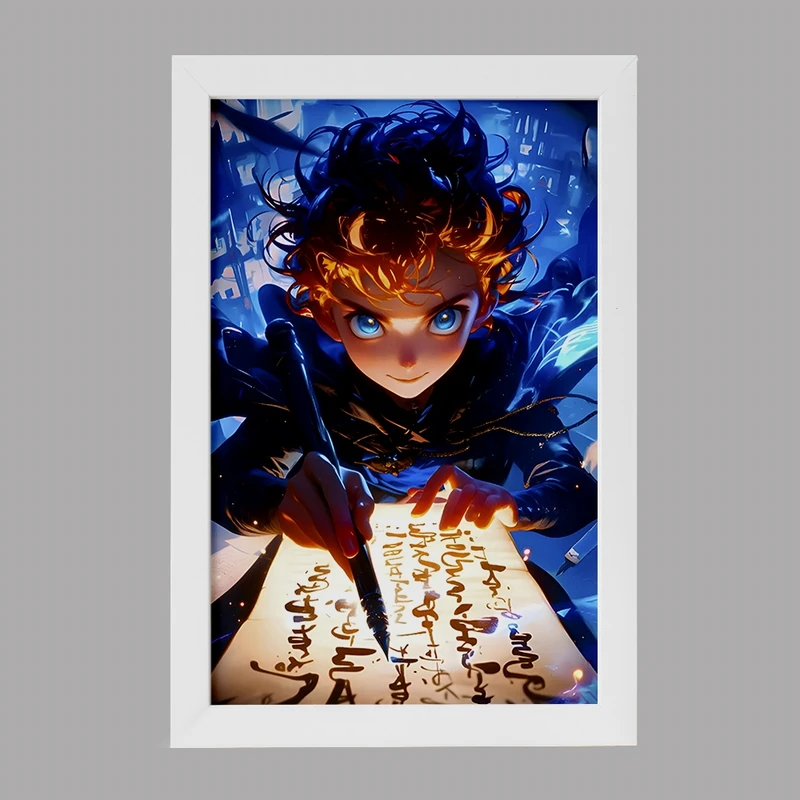 تابلو خندالو مدل پسر انیمه کد F6636