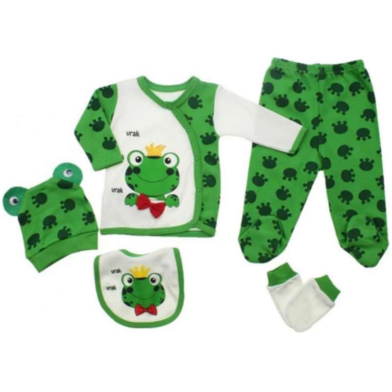 ست 5 تکه لباس نوزادی مدل 3040