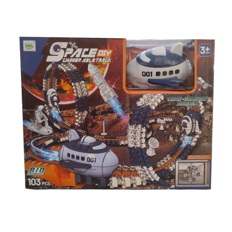 کیت ماشین بازی مدل ماه نورد طرح فضاپیما ریلی کد 315