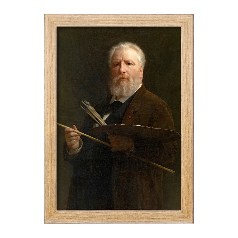 تابلو خندالو مدل سلف پرتره ویلیام بوگرو کد F12499