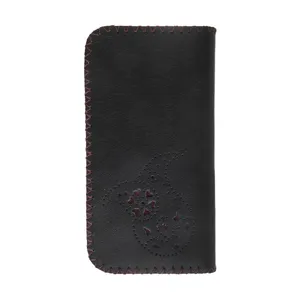 کیف پول چرمی طرح بته جقه k144