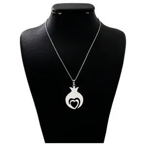 گردنبند نقره زنانه دلی جم طرح  انار کد D 402
