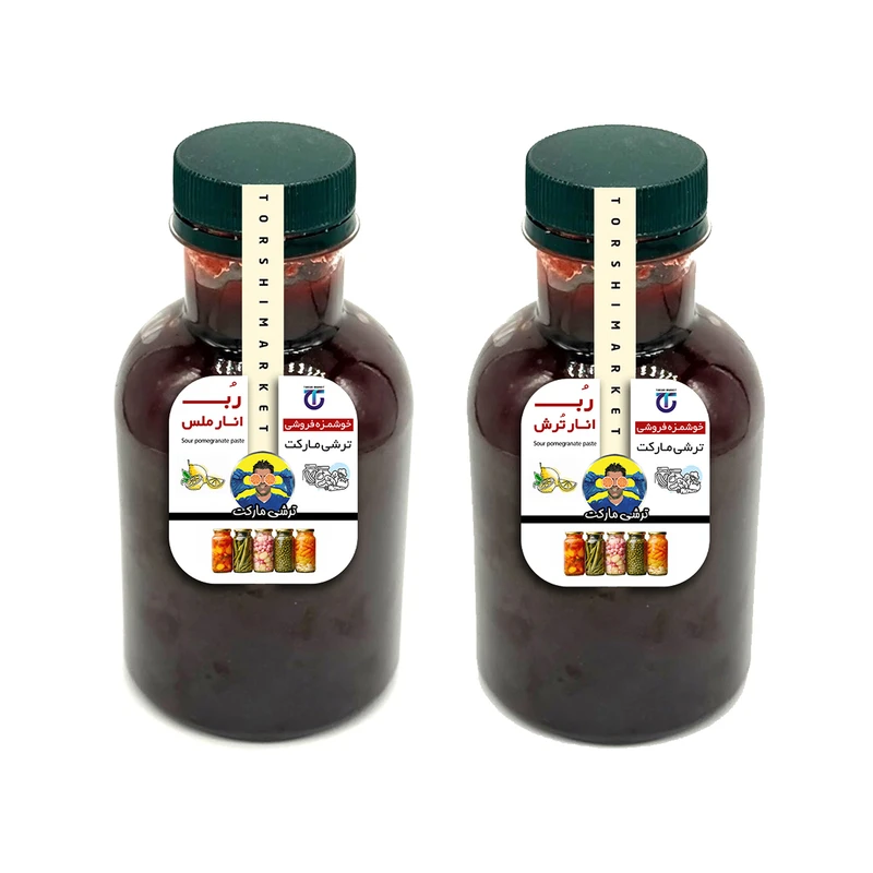 رُب انار ترش و ملس - 500 گرم بسته 2 عددی