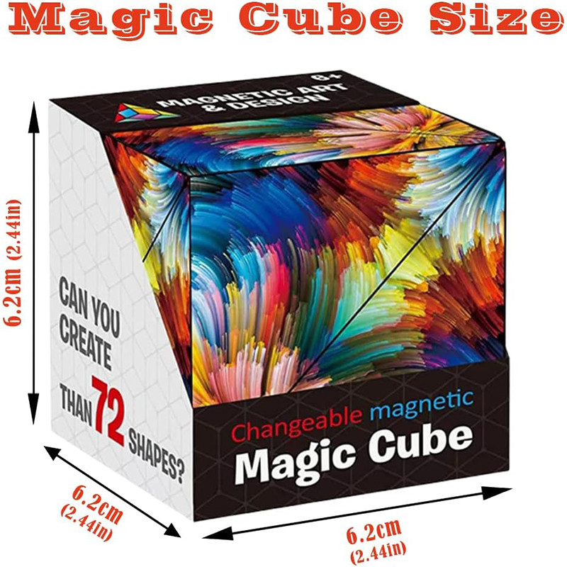 مکعب روبیک مجیک کیوب مدل بی نهایت طرح 72 شکل کد 1000