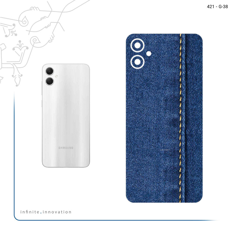 برچسب پوششی ماهوت مدل Fabric Texture 8 مناسب برای گوشی موبایل سامسونگ Galaxy A05