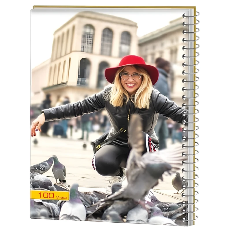 دفتر مشق 100 برگ مدل Rahli طرح پرنده ها کد 114917