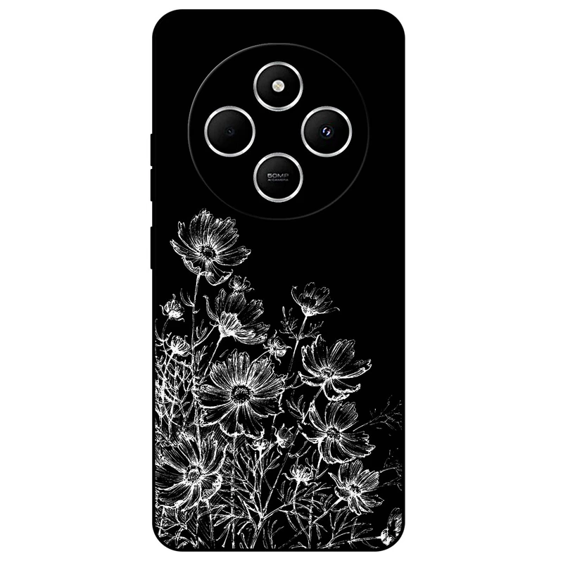 کاور مگافون طرح گل مدل 7274 مناسب برای گوشی موبایل شیائومی Redmi 14C   