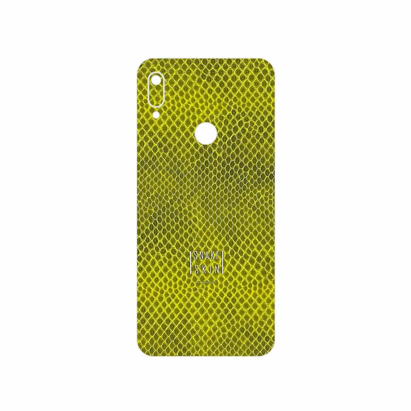 برچسب پوششی ماهوت مدل Yellow Snake Skin مناسب برای گوشی موبایل هوآوی Y6 Prime 2019