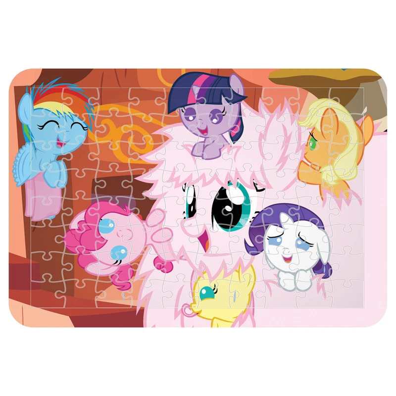 پازل 54 تکه اطلس آبی طرح کارتون یونیکورن  مدل P1406