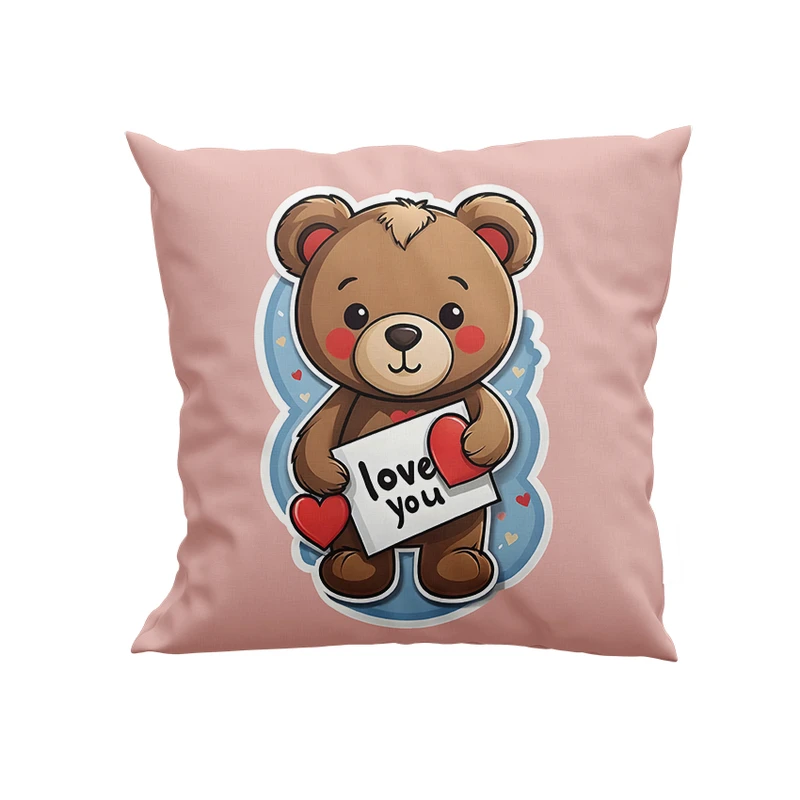 کوسن کودک پاد آفرین سایز 30*30 سانتی متر مدل خرس کوچک کد DKK1333