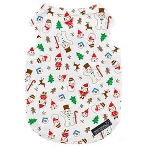 لباس سگ و گربه 27 طرح Christmas Elements کد MH672 سایز XL
