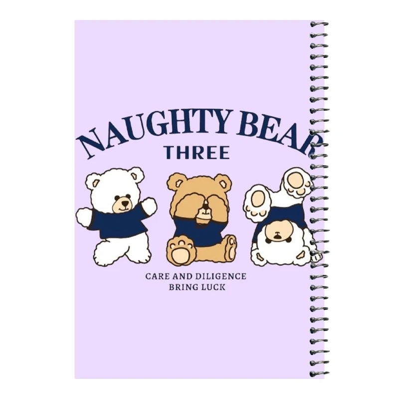 دفتر مشق 80 برگ اس جی مدل خرس های بازیگوش    