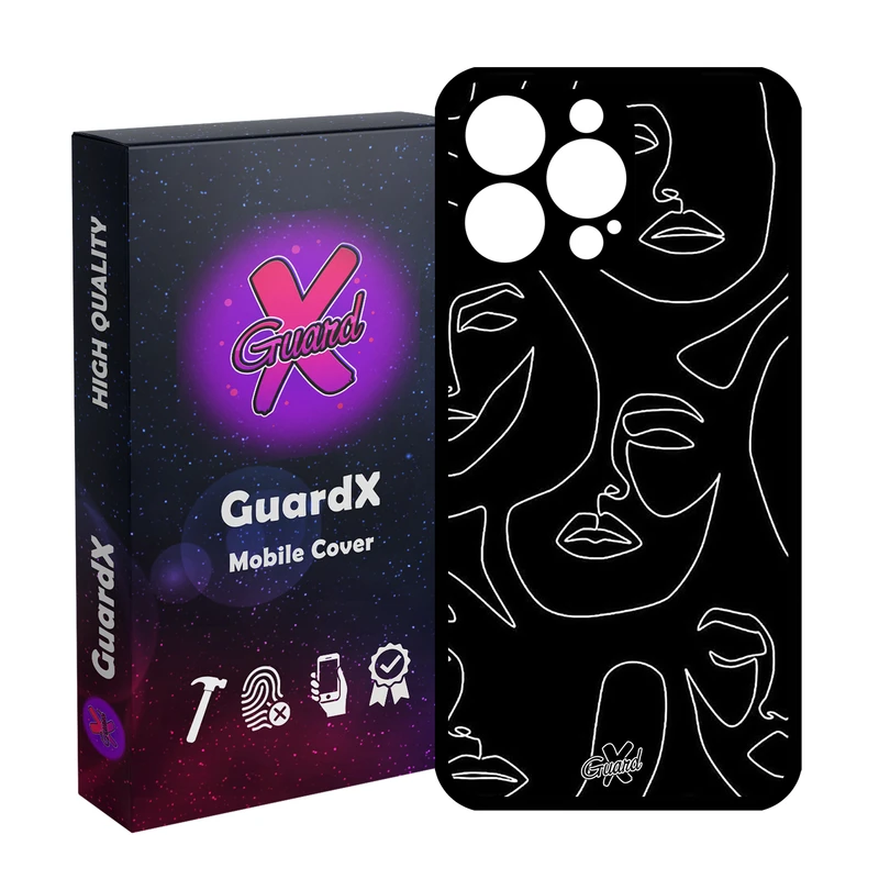 کاور گارد ایکس طرح Girl مدل Glass10392 مناسب برای گوشی موبایل اپل iPhone 14 Pro Max