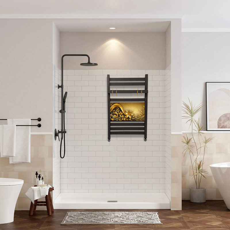 رادیاتور حوله خشک کن هاتیپس مدل عکس دار سایز 50*80 سانتی متر