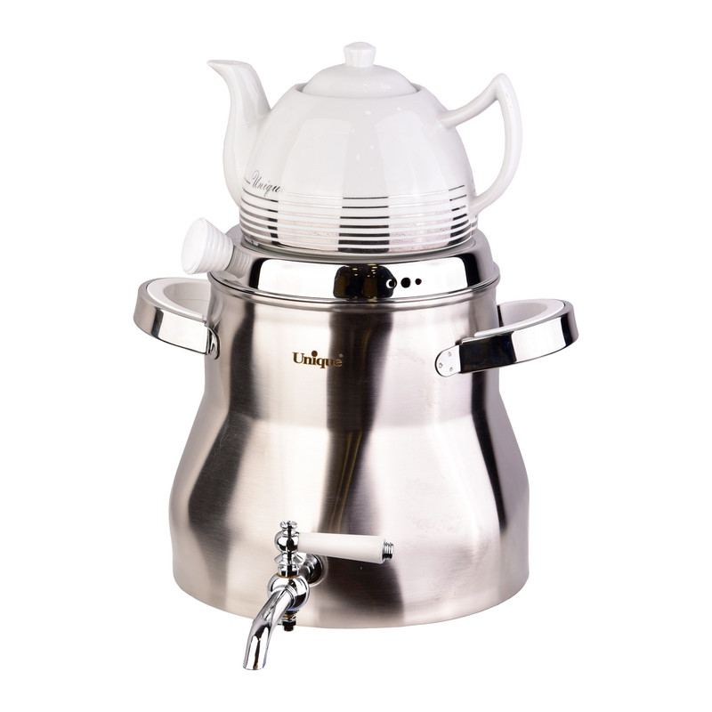 ست کتری قوری یونیک کد 7255 گنجایش کتری 5.5 لیتر گنجایش قوری 1 لیتر