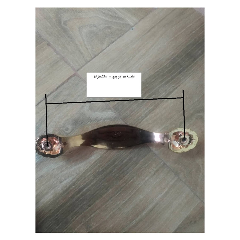 دستگیره کابینت مدل W160 دستگیره کابینت مدل W160