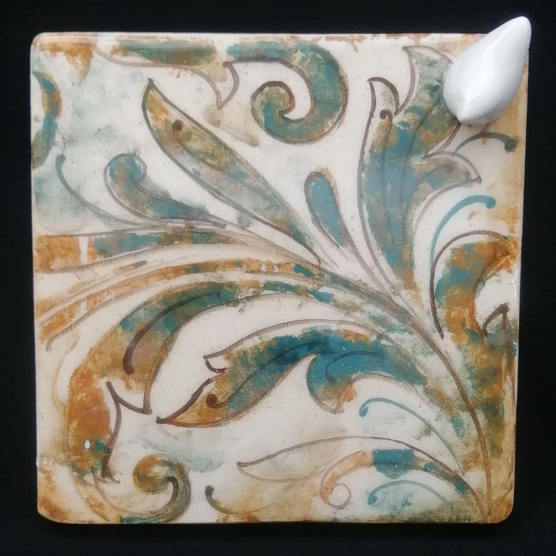 زیر لیوانی سرامیکی هیوا طرح بهشت کد 9032245