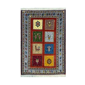 گلیم دستبافت نیم متری مدل سیرجان کد 136788