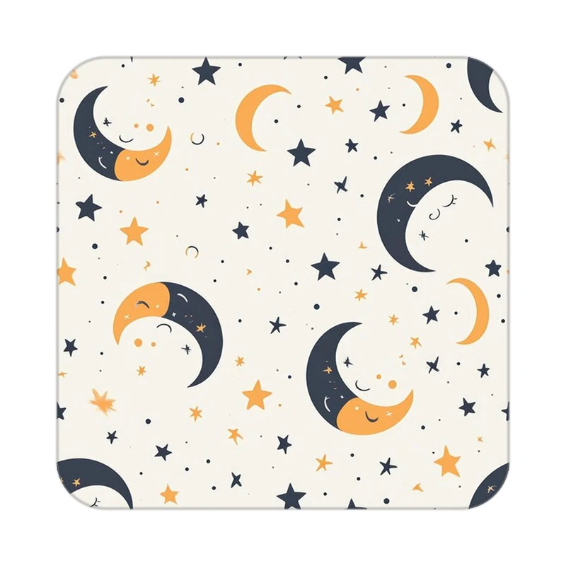 زیر لیوانی کاکتی طرح ماه و ستاره مدل mp52949