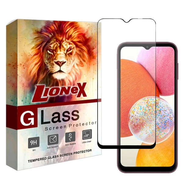 محافظ صفحه نمایش سرامیکی مات لایونکس مدل MCERAMLION مناسب برای گوشی موبایل سامسونگ Galaxy A14 5G / Galaxy A14 4G