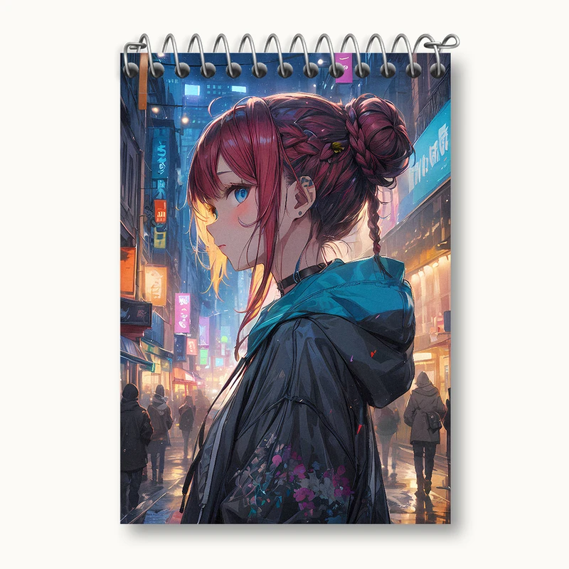 دفتر یادداشت 50 برگ خندالو طرح دخترانه کد N1926