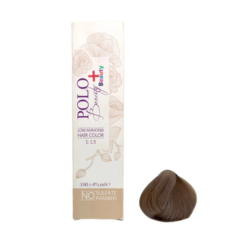 رنگ مو پلو بیوتی شماره N6-7.0 مدل پلاس بیوتی حجم 100 میلی لیتر رنگ بلوند متوسط