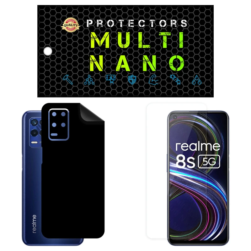 محافظ صفحه نمایش مولتی نانو مدل X-SFM مناسب برای گوشی موبایل ریلمی 8s 5G به همراه برچسب پوششی