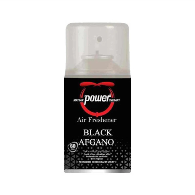 اسپری خوشبوکننده پاور مدل BLACK AFGANO حجم 260 میلی لیتر