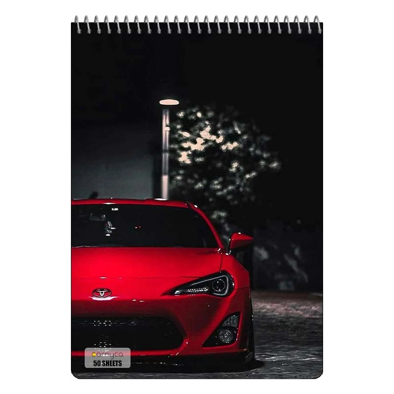 دفتر نقاشی 50 برگ سیمی کارنیکا طرح تویوتا جی تی ۸۶ Toyota GT86 کد 34210