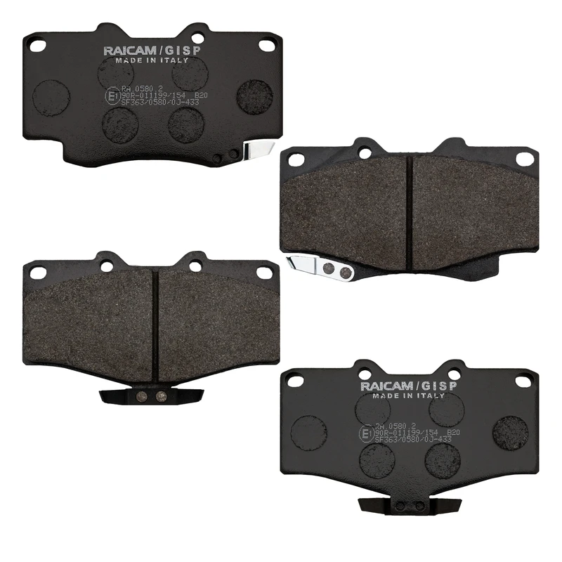 لنت ترمز جلو رایکام کد 05802 مناسب برای تویوتا هایلوکس تایگر