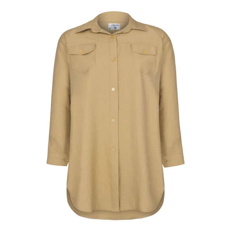 مانتو زنانه پژواک مدل دو جیب رگلان 1001k