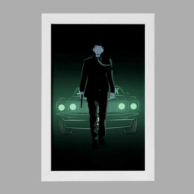 تابلو خندالو مدل جان ویک John Wick کد 28560