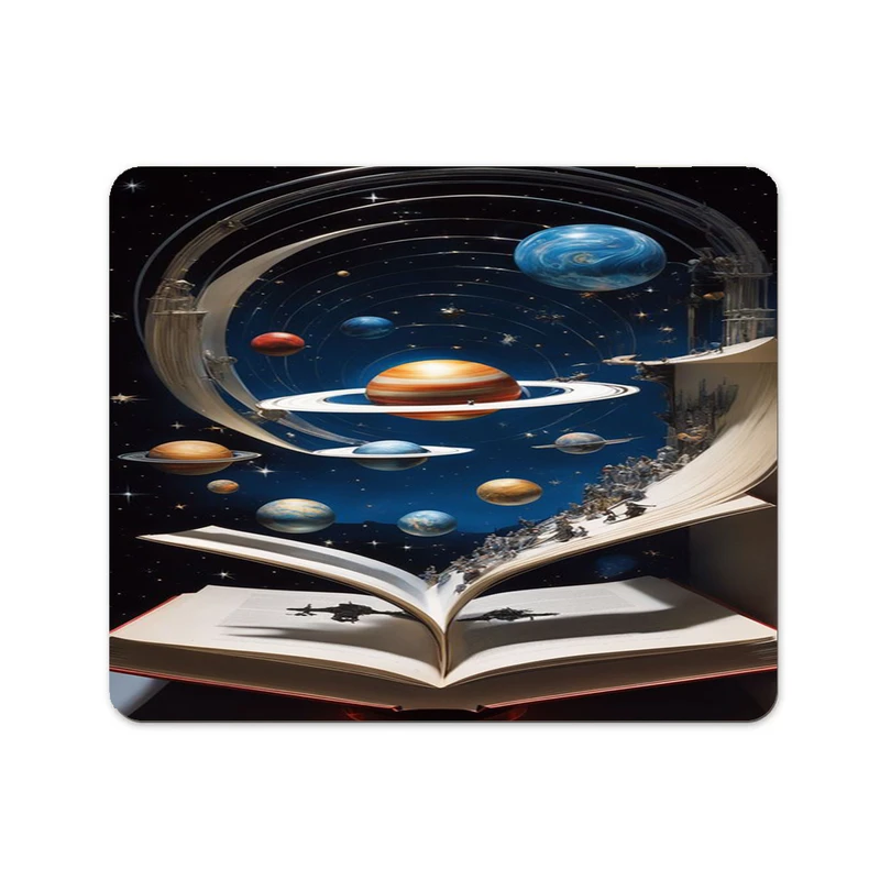 ماوس پد پاد آفرین مدل فانتزی طرح کهکشانی کد p52 سایز 24*19 سانتی متر 