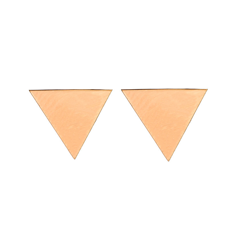 گوشواره طلا 18 عیار زنانه الن نار مدل مثلث کد N5053