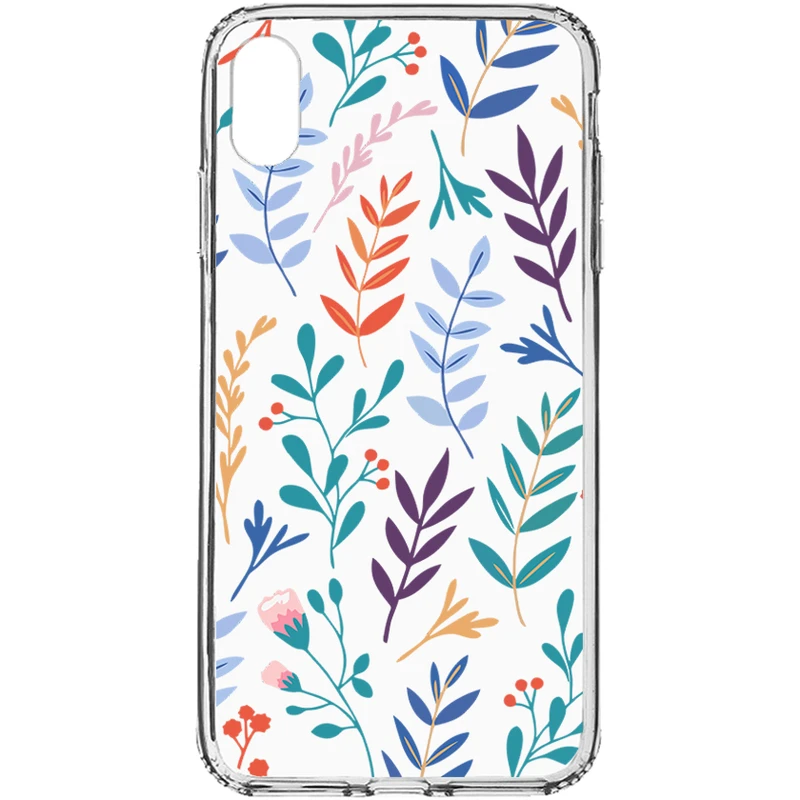کاور طرح Tiny Leaves مناسب برای گوشی موبایل اپل iPhone X / XS 