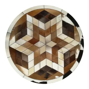 کلاژ فرش پوست و چرم کمالی مدل AD-00318