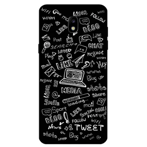 Megafone Social Media 1898 Cover For Samsung Galaxy J3 Pro / J330