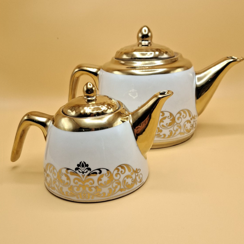 ست کتری و قوری مدل تبسم گنجایش کتری 2 لیتر گنجایش قوری 0.75 لیتر