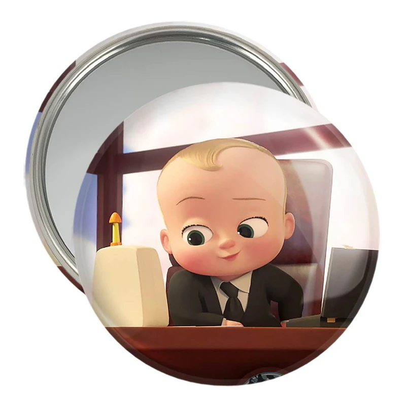 آینه جیبی خندالو مدل بچه رئیس Boss Baby  کد 12528