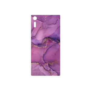 MAHOOT Purple Marble Cover Sticker for Sony Xperia XZ