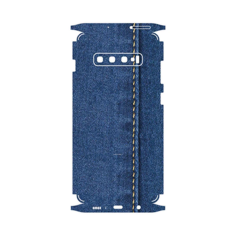 برچسب پوششی ماهوت مدل Fabric Texture 8-FullSkin مناسب برای گوشی موبایل سامسونگ Galaxy S10 Plus