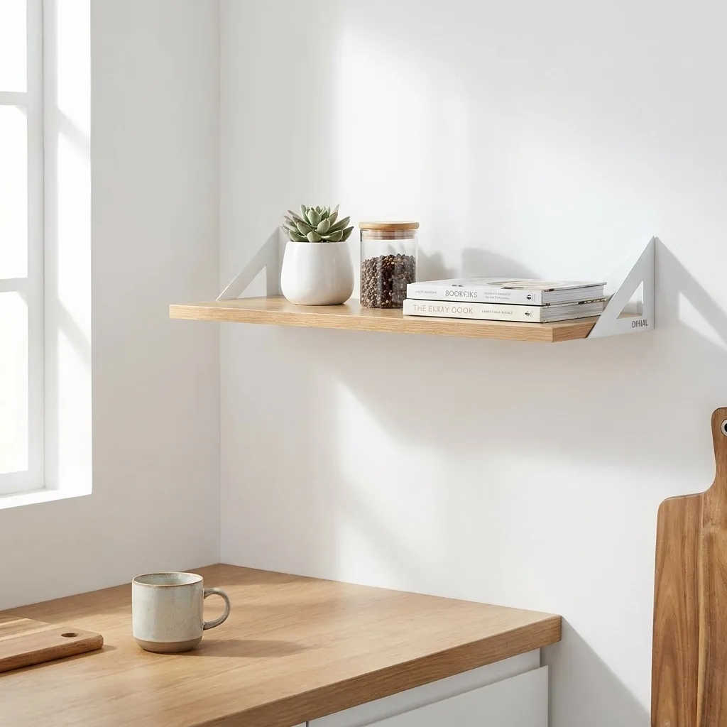 شلف دیواری دینیال مدل مثلثی DN 40x15