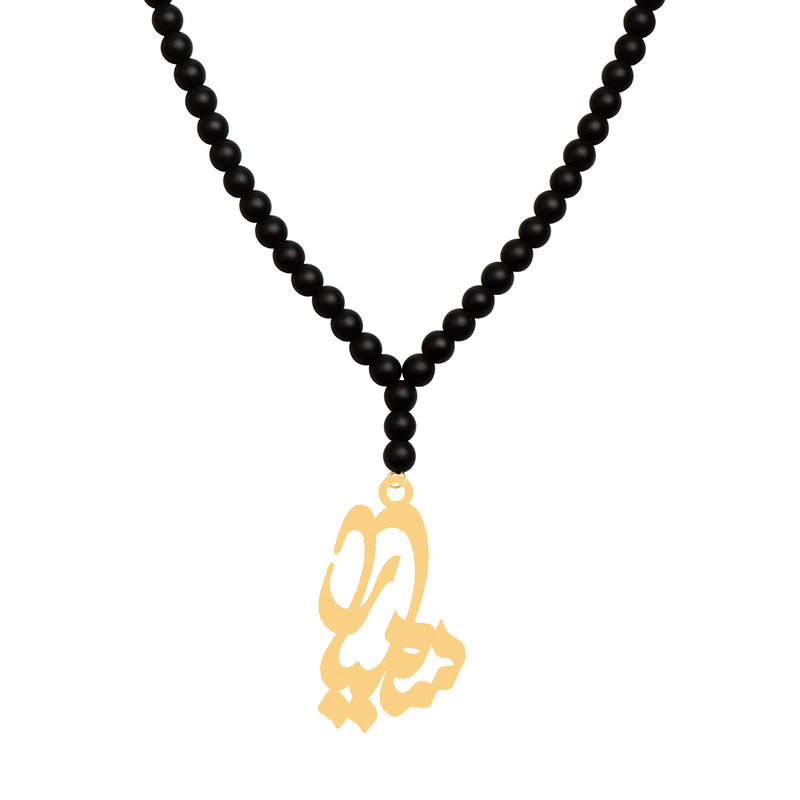 گردنبند طلا 18 عیار زنانه کرابو طرح سامیار مدل Kr7197