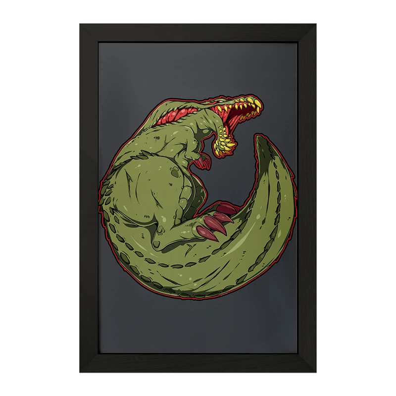 تابلو خندالو مدل بازی شکارچی هیولا (Monster Hunter) کد 33232