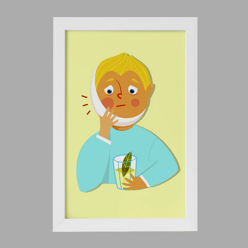 تابلو خندالو مدل دندان و دندانپزشکی کودکانه کد 27768